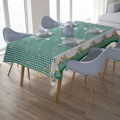 fata de masa flori verde